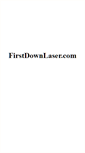 Mobile Screenshot of firstdownlaser.com